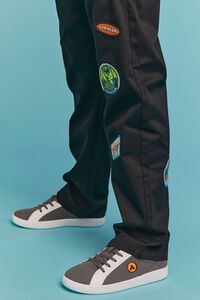 BLACK/MULTI Airwalk Patch Chino Pants, image 5