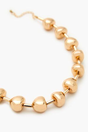 GOLD Round Beaded Necklace, image 2