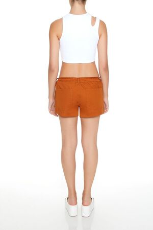 TOFFEE Twill Drawstring Cargo Shorts, image 3