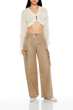 CREAM Ribbon Bow Cardigan Sweater, image 2