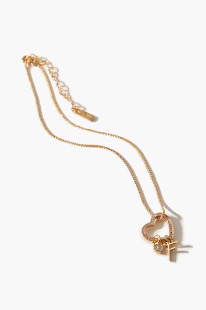 GOLD/Z Frasier Sterling Initial Necklace, image 1